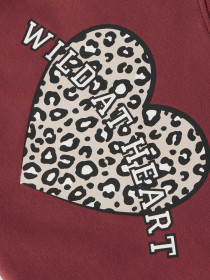 NAME IT Bluse Vix Oxblood Red Wild At Heart